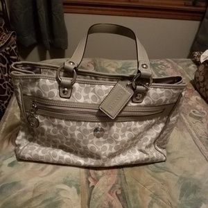 Coach Chelsea bias coted canvas tote F17179